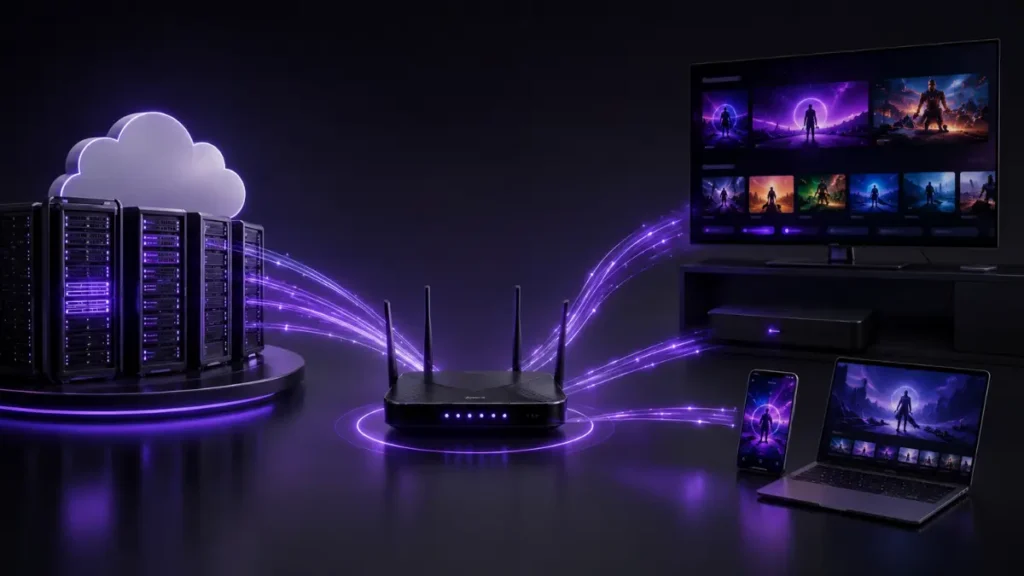 How IPTV works / Network flow